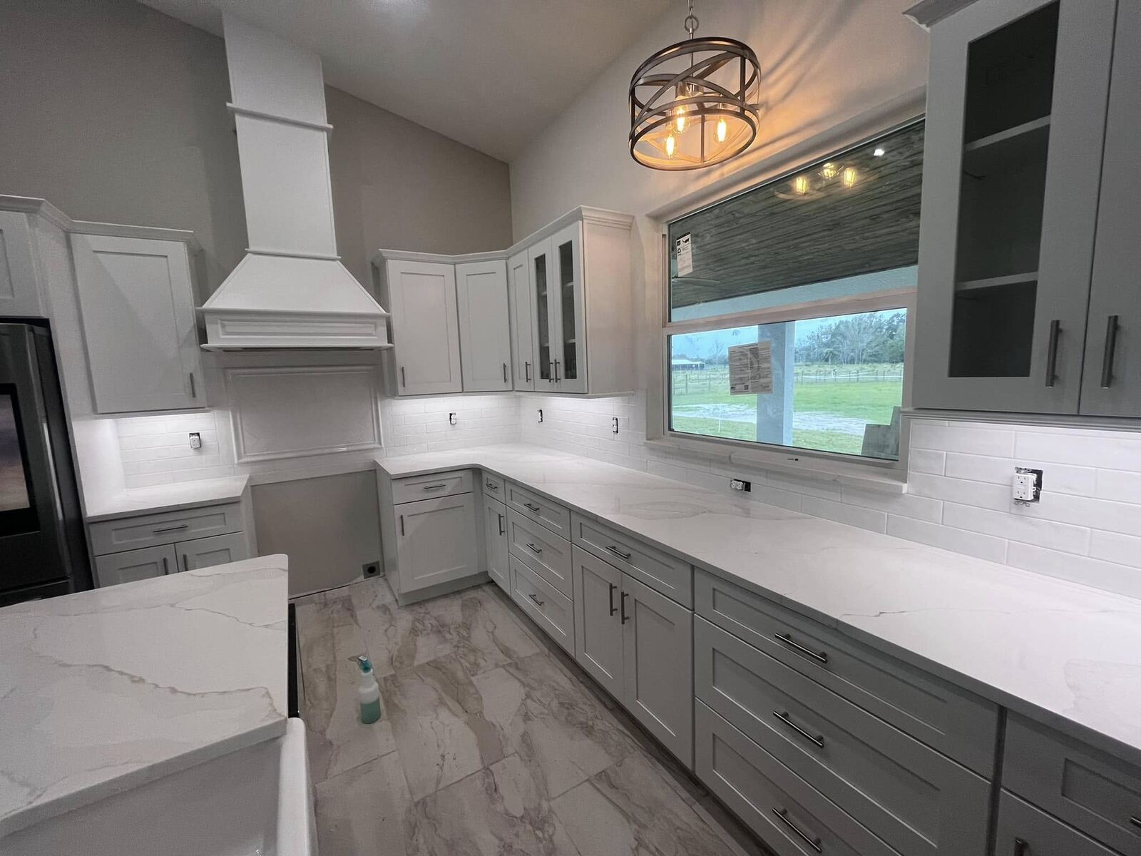 Kitchen tile flooring and backsplash remodel